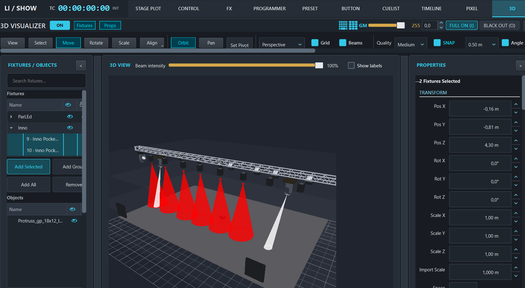 LI Show 3D Visualizer